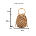 Straw Woven Beach Handbag - DippedShop Wholesale - #1331