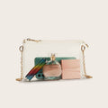 Jelly Transparent Chain Strap Crossbody Bag 6W10BBG1957