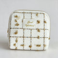 Tweed Jewelry Organizer Pouch - DippedShop Wholesale - #7107