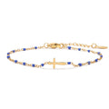 Cross Bead Chain Bracelet - DippedShop Wholesale - #8483