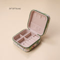 Vintage Embroidered Floral Large Capacity Jewelry Box 6H13HSJ144