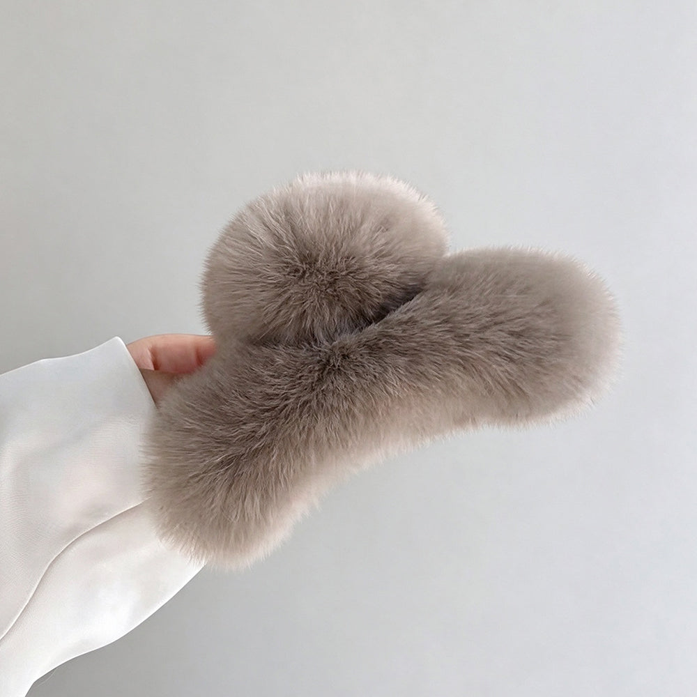 Faux Fur Hair Claw - DippedShop Wholesale - #5027