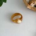Natural Stones Irregular Weave Resin Bracelets 6W6JBR621