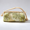 Elegant Floral Jacquard Color Block Handbag 6S10BBG1556