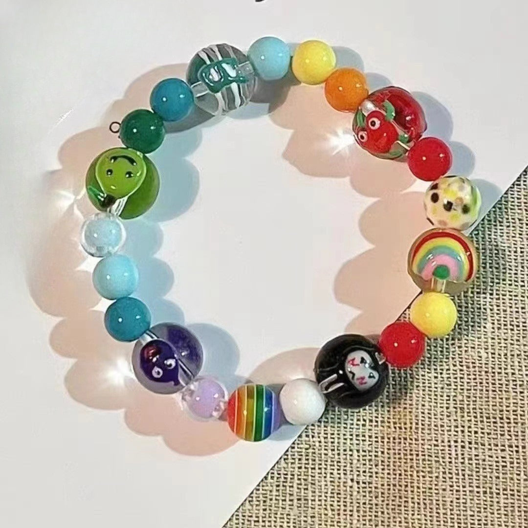 Stylish Dopamine-Style Bead Ch - DippedShop Wholesale - #0115