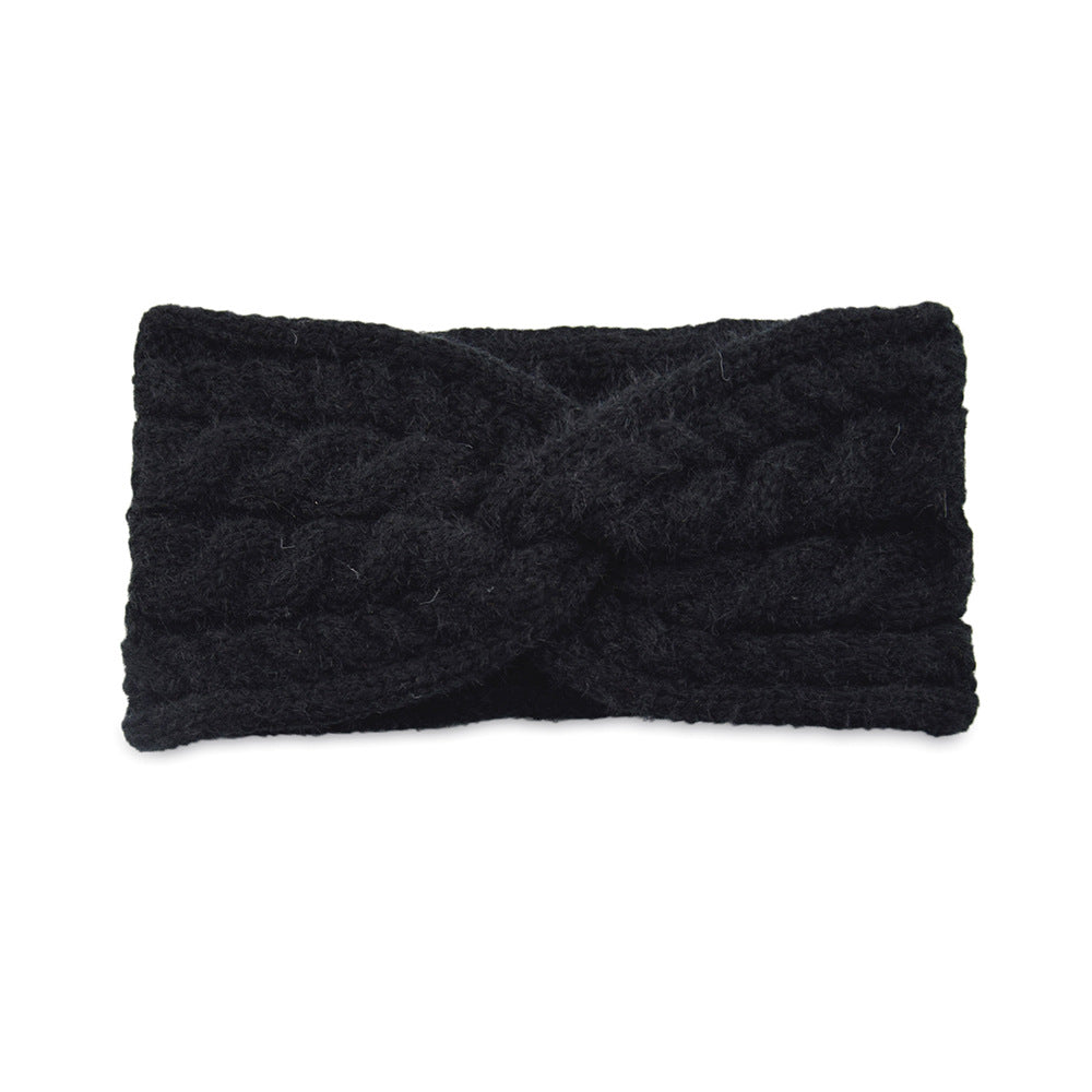 Twist Cross Knit Headband - DippedShop Wholesale - #8995