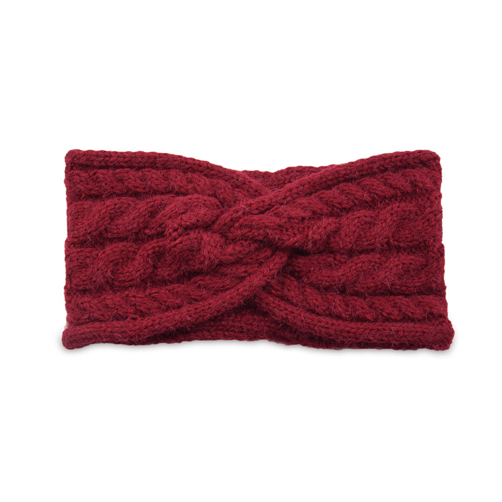 Twist Cross Knit Headband - DippedShop Wholesale - #1763