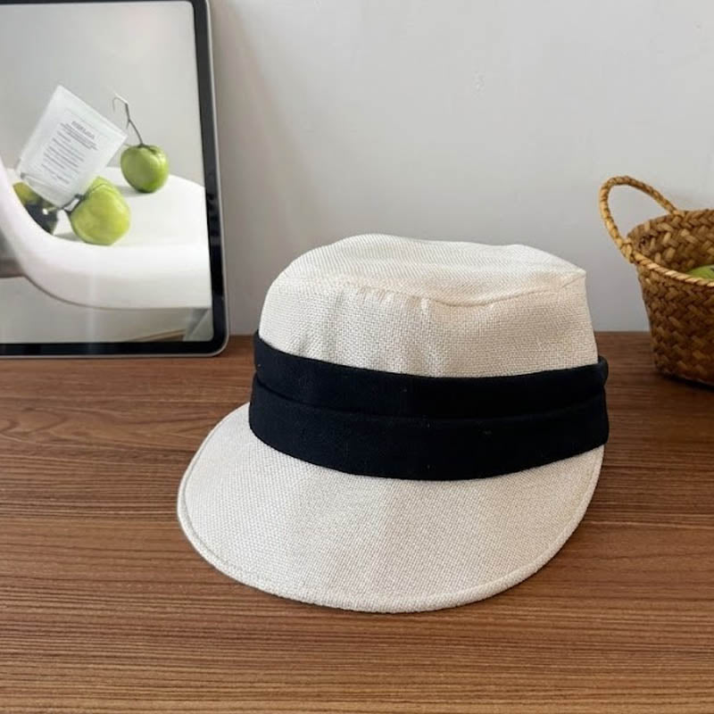 Trendy Bow Knot Color Block Bucket Hat 8BK6HAT179L