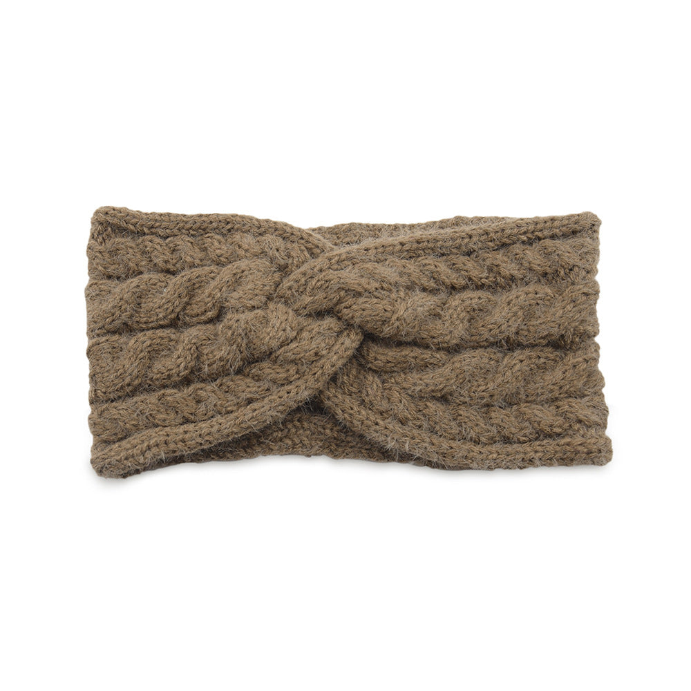 Twist Cross Knit Headband - DippedShop Wholesale - #7299