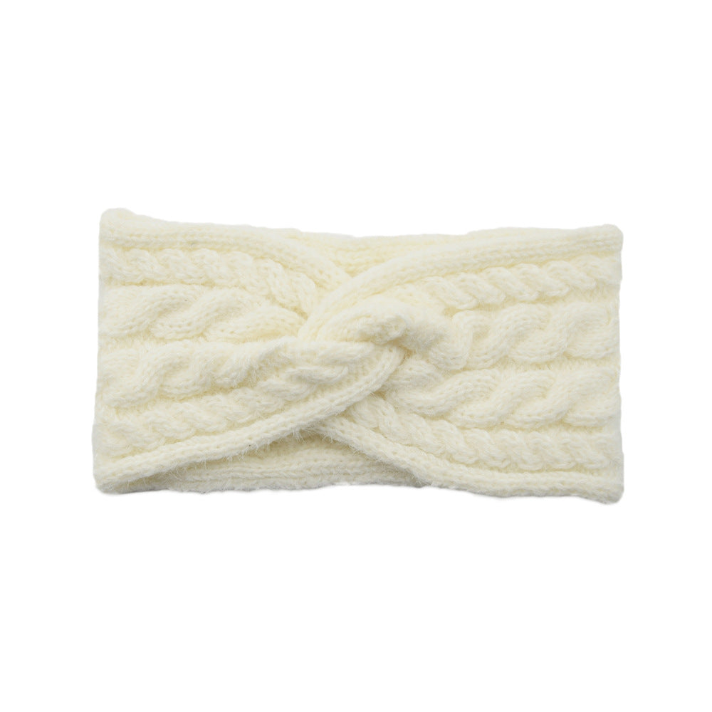 Twist Cross Knit Headband - DippedShop Wholesale - #3459