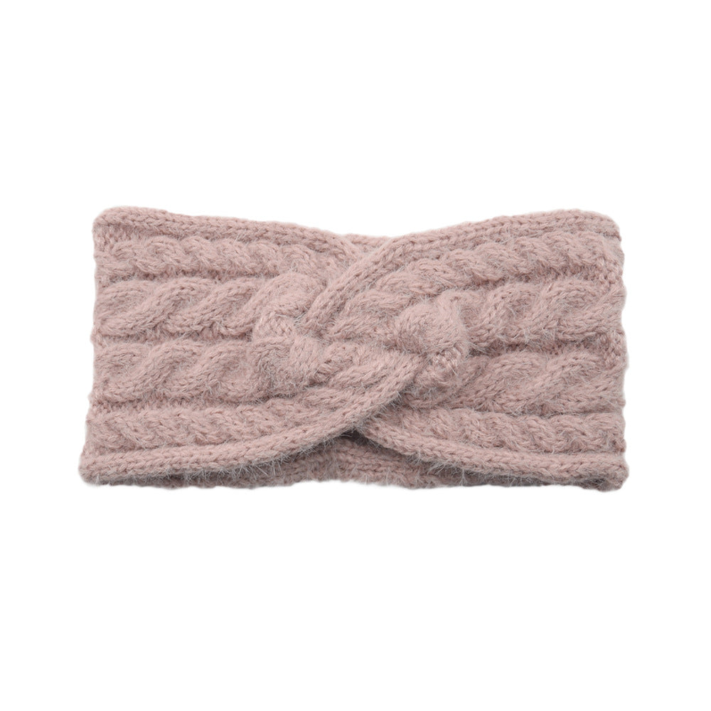 Twist Cross Knit Headband - DippedShop Wholesale - #6227