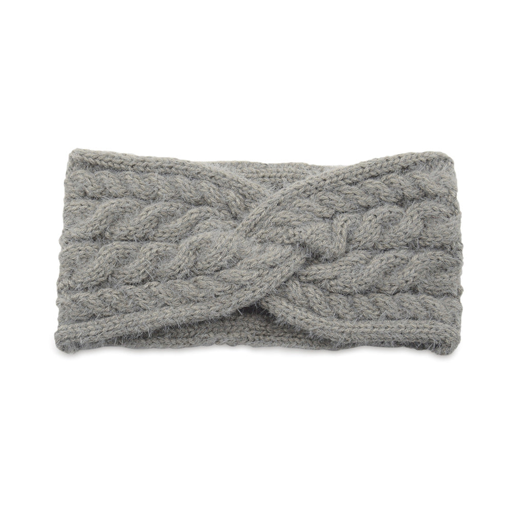 Twist Cross Knit Headband - DippedShop Wholesale - #4531