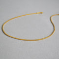Gold Snake Chain Necklace - DippedShop Wholesale - #3203