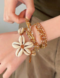 Boho Flower Multi-Layer Beaded - DippedShop Wholesale - #8019