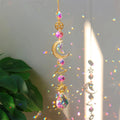 Celestial Moon Star Crystal Wind Chime Suncatcher 6H7HLS201