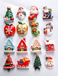 Christmas Snowman Christmas Tree Festive Magnet 6H7HBW567
