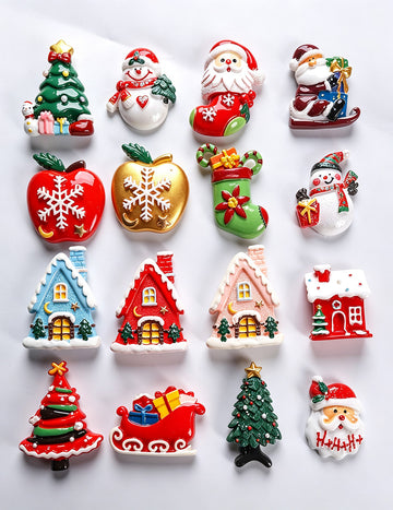 Christmas Snowman Christmas Tree Festive Magnet 6H7HBW567