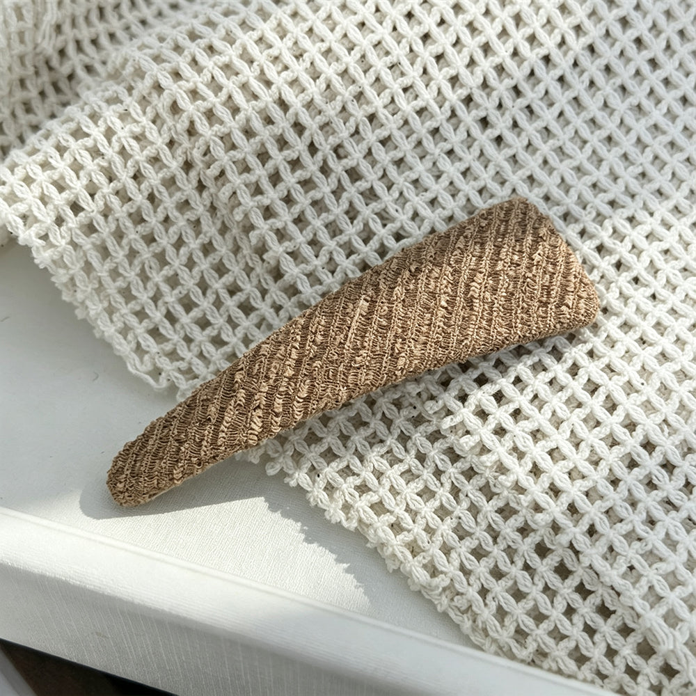 Simple Ruched Fabric No Crease Hair Clip 6W6HCP1620