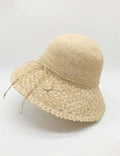 Minimalist Foldable Straw Hat - DippedShop Wholesale - #3283