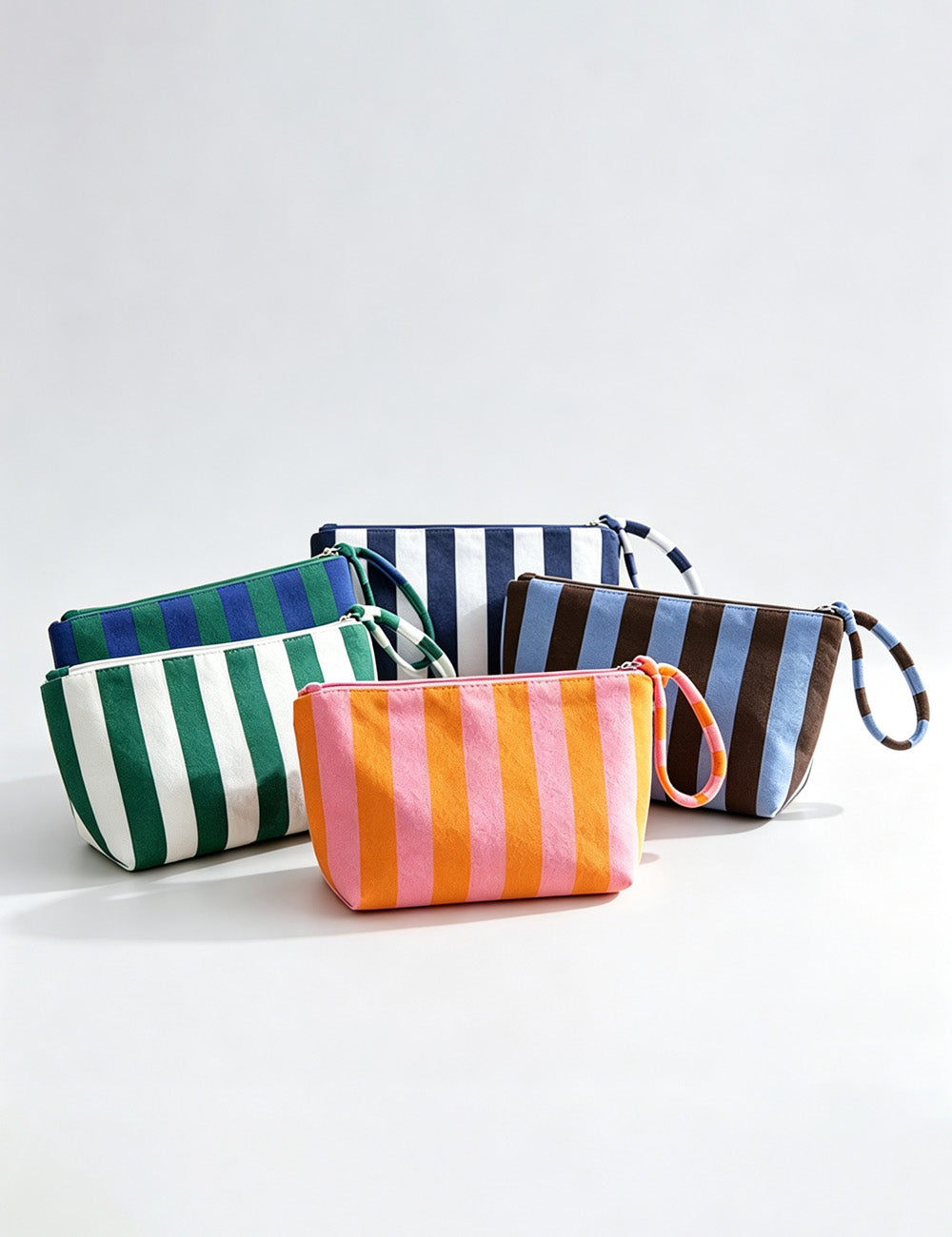 Color Block Makeup Bag - DippedShop Wholesale - #1907