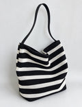 Casual Large Capacity Striped Bucket Tote Bag 6W10BBG2383
