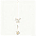 Elegant Crystal Butterfly Flower Pendant Cun Catcher 6H7HLS183