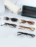Stylish Cat‑Eye Metal Polarized Sunglasses MK2PPIM6W6GSG225