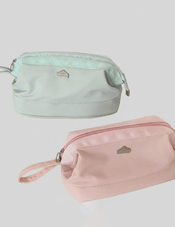 Simple Solid Color Large Capacity Makeup Bag MK2BW6S10BOB85