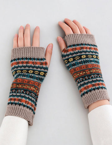 Knit Fingerless Arm Warmers - DippedShop Wholesale - #8627