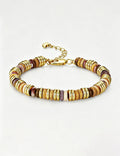 Boho Style Natural Stone Beaded Bracelet 6W6JBR510