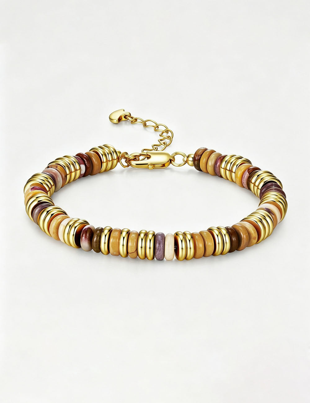 Boho Style Natural Stone Beaded Bracelet 6W6JBR510