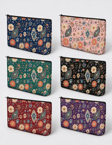 Vinatge Floral Print Portable Travel - DippedShop Wholesale - #9139