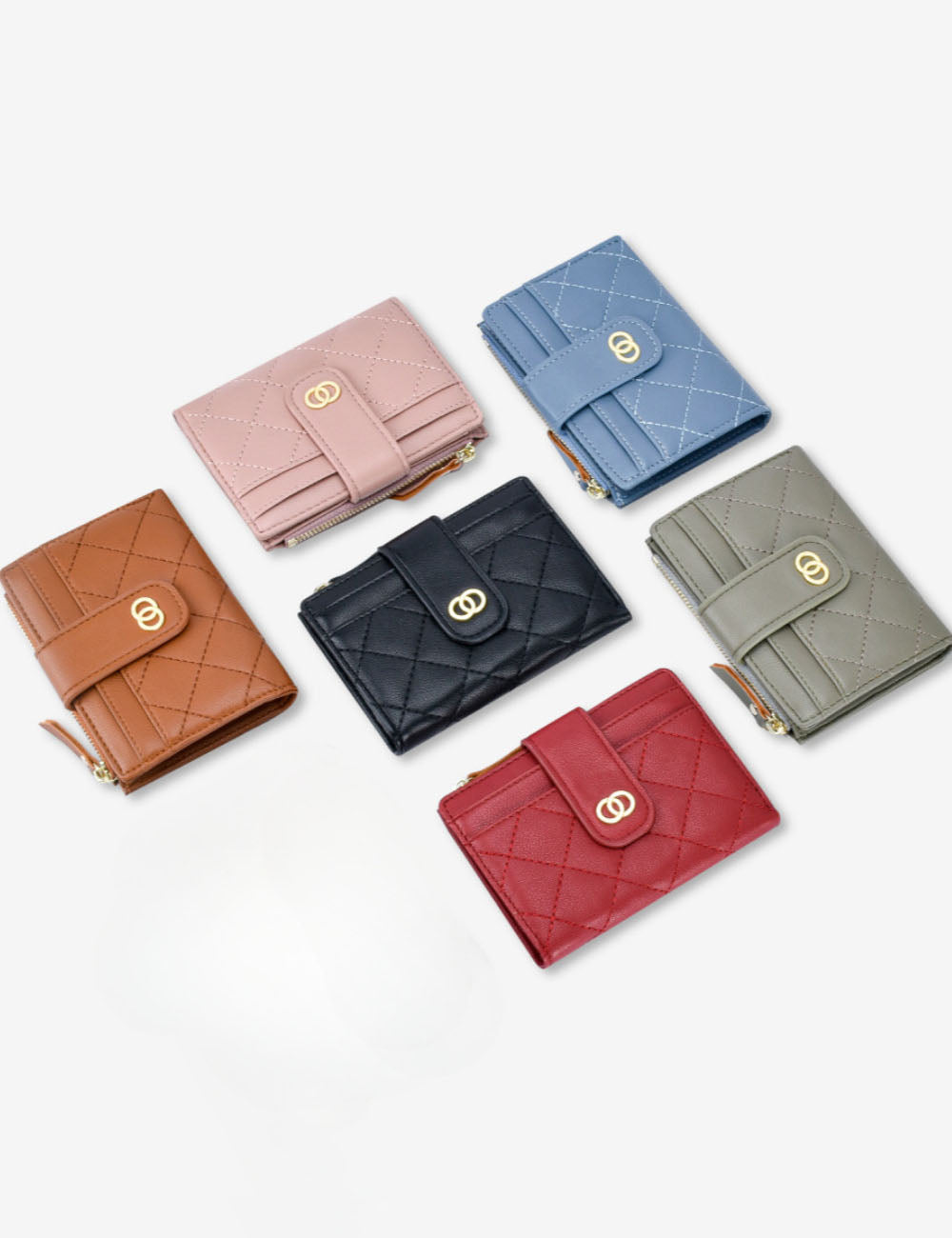 Plaid PU Leather Wallet - DippedShop Wholesale - #2387