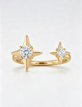 Rhinestone Star Open Ring - DippedShop Wholesale - #5267
