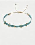 Handmade Seed Bead Braided Adjustable Bracelet 6W6JBR475