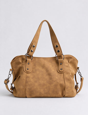 Trendy Solid Color Large Capacity Tote Bag 6W10BBG2468