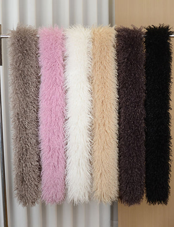 Winter Thick Faux Fur Warm Plush Scarf 6W6NSC81