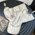 Retro Cashew Printed Beaded Strap Bandana Caps MK2COW6W6HAT204
