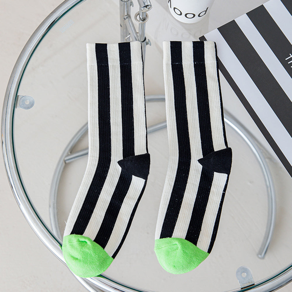 Striped Breathable Socks - DippedShop Wholesale - #0899