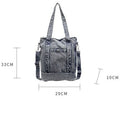 Casual Washed Distressed Crossbody Bag 6W10BBG1398