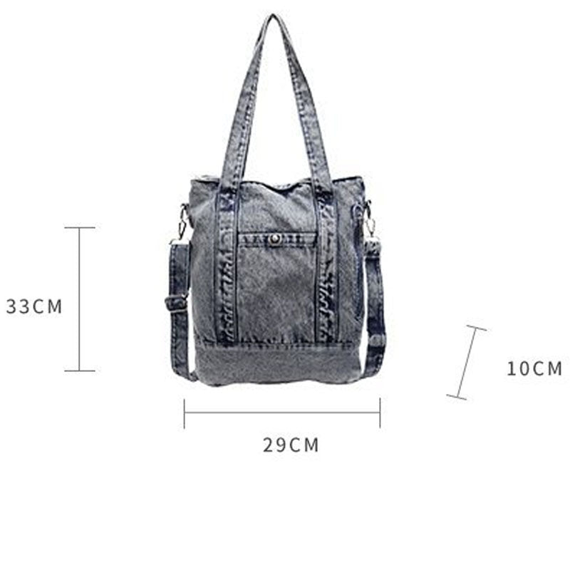 Casual Washed Distressed Crossbody Bag 6W10BBG1398