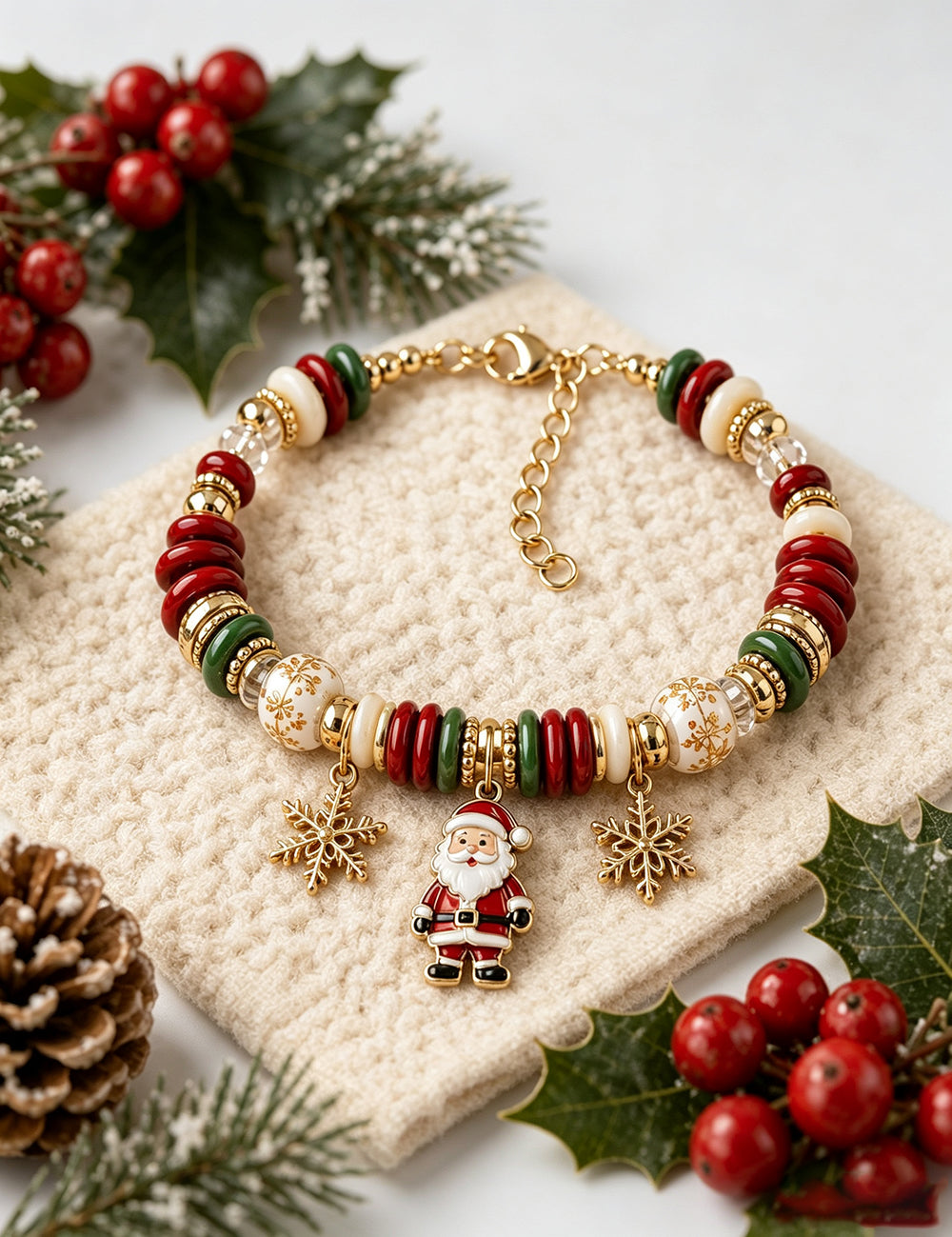 Santa Claus Pendant Bracelets - DippedShop Wholesale - #8035
