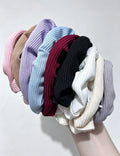 Minimalist Solid Color Rib Texture Hair Tie 6W6HSR511