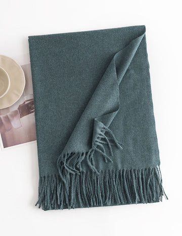 Versatile Solid Color Imitation Cashmere Scarf 6W6NSW278