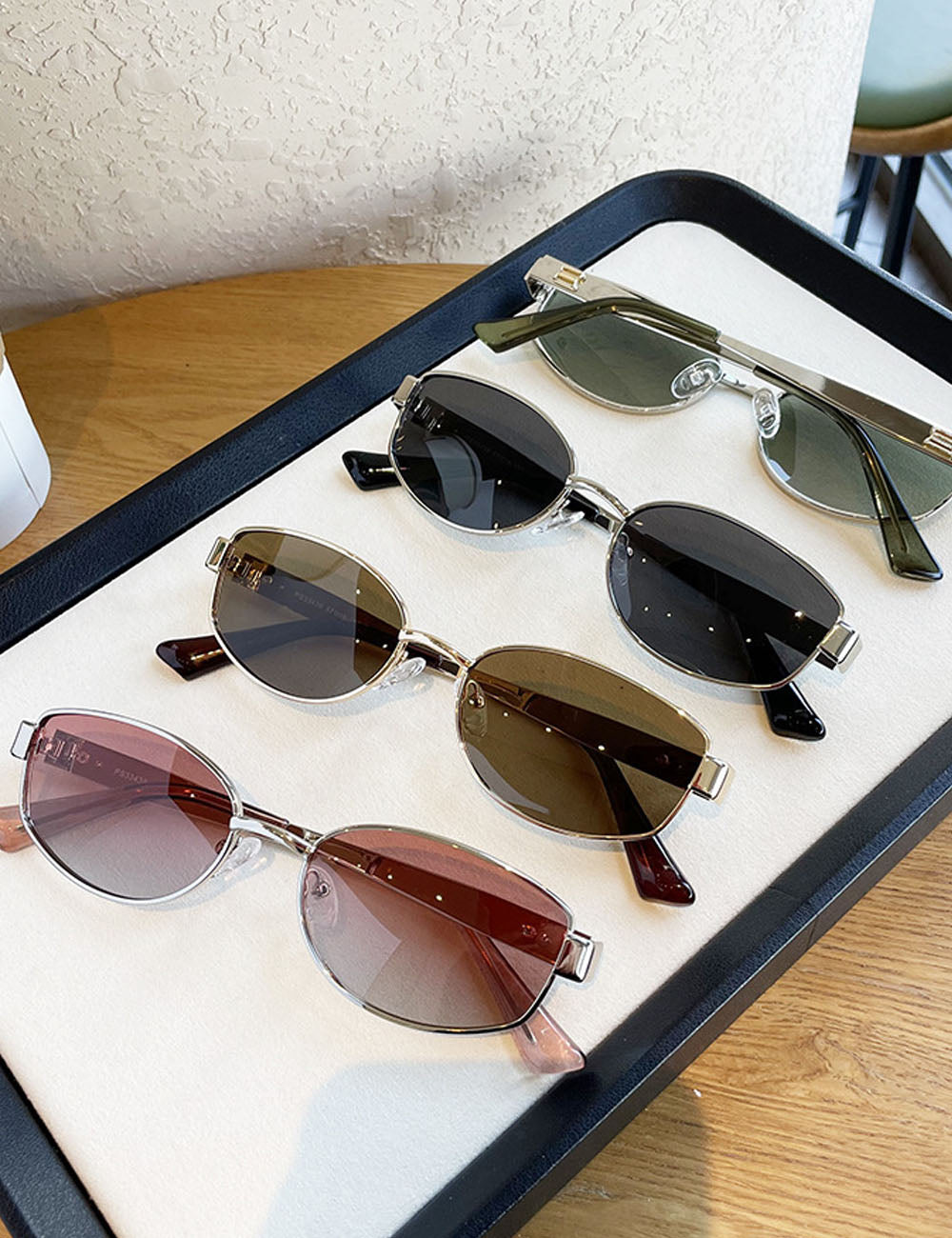 Vintage Oval Metal Frame Polarized Sunglasses MK2PPIM6W6GSG218