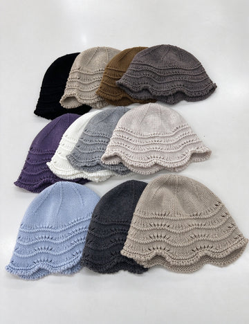 Knit Bucket Hat - DippedShop Wholesale - #2323