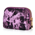Soft Velet Portable Travel Jewelry Case with Zipper 6W13HSJ90
