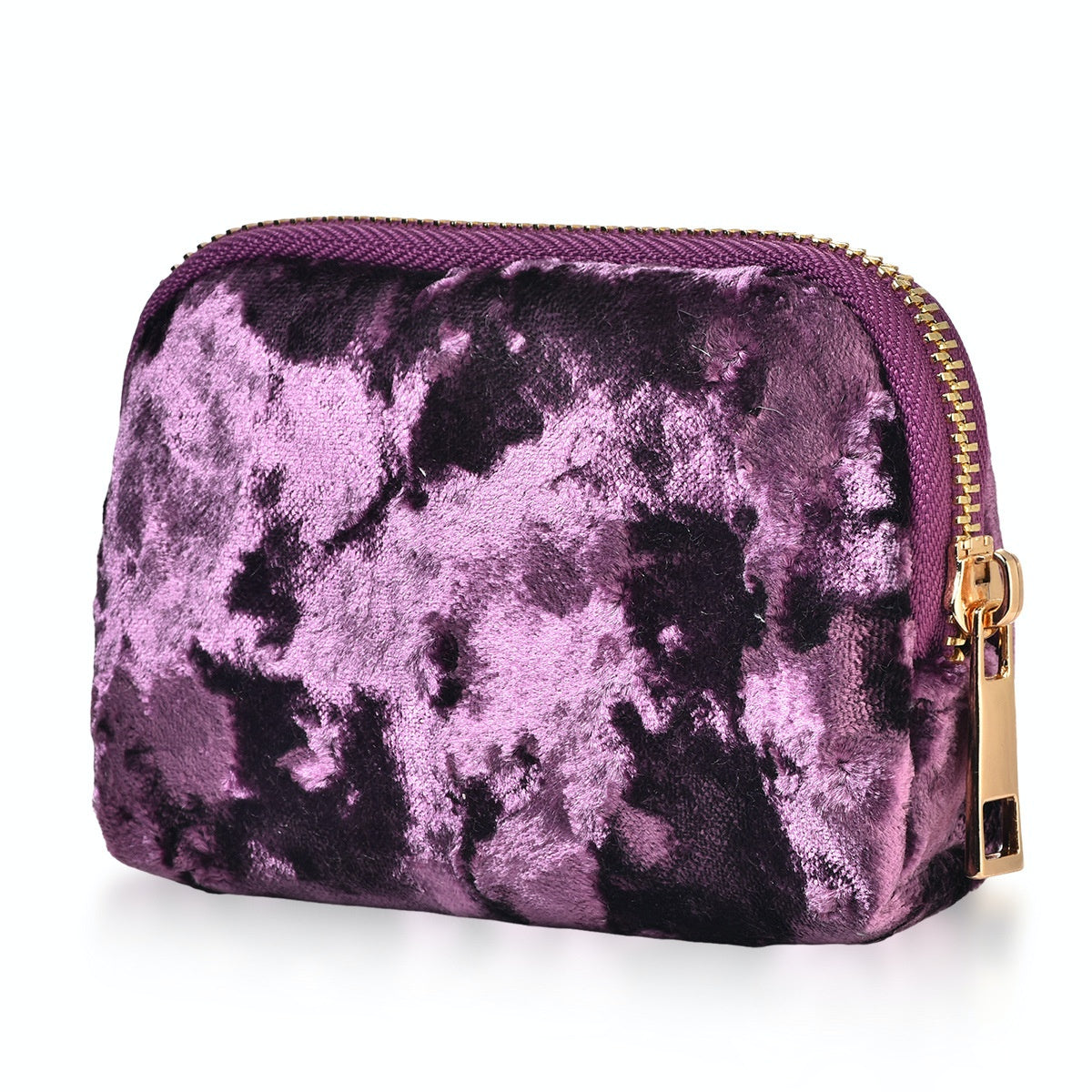 Soft Velet Portable Travel Jewelry Case with Zipper 6W13HSJ90