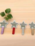 Cute Star Shaped Rhinestone Handheld Mirror 6C5MR102