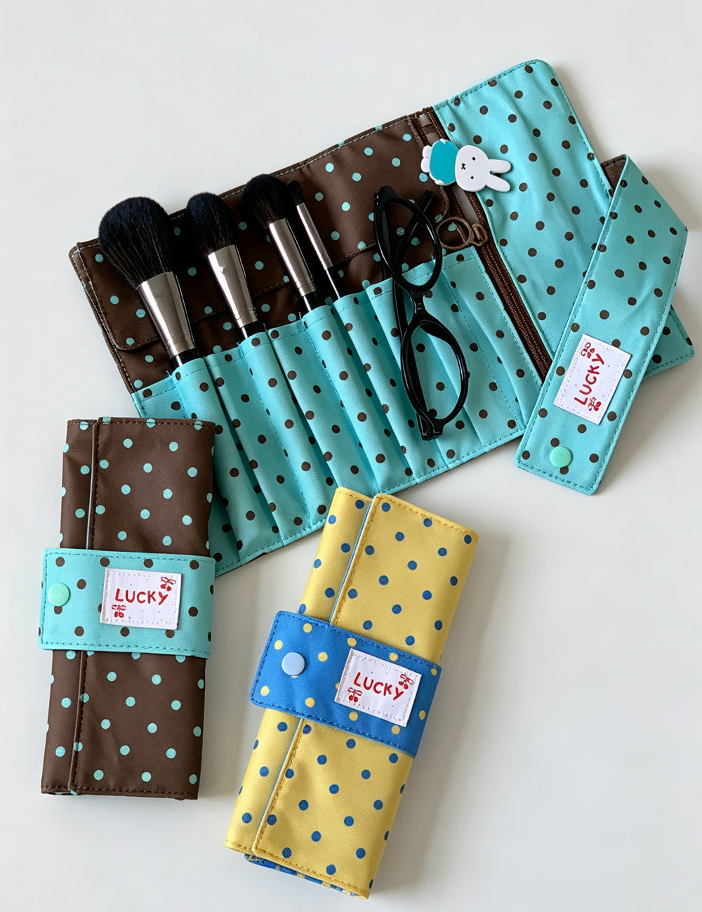 Polka Dots Makeup Bag - DippedShop Wholesale - #4643